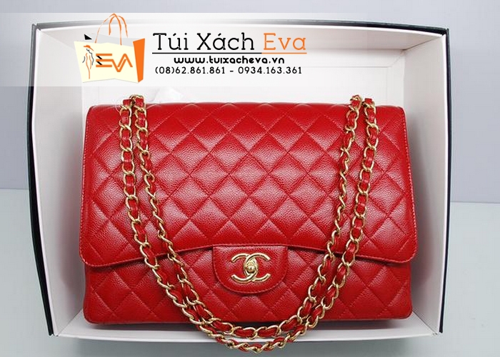 tui xach chanel jumbo da li mau do tuoi dep